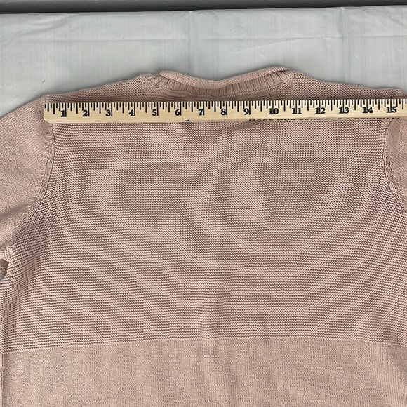 Dobber since 1974 light soft pink blush knot sweater women’s size Medium cozy - Picture 8 of 12
